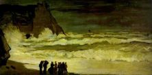 Haga click para ver la imagen ampliada rough sea at etretat.jpg
